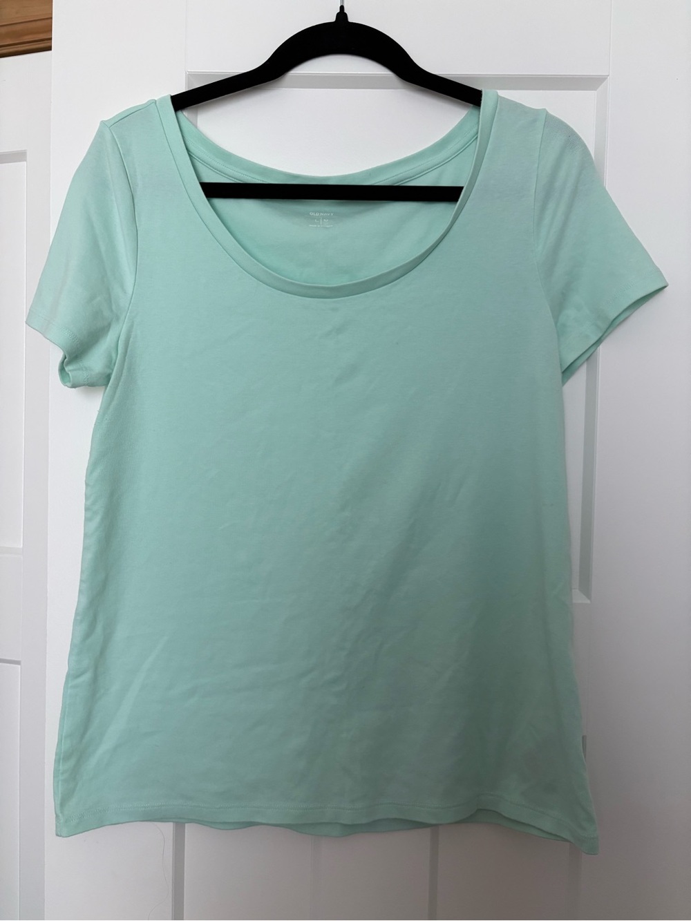 Women’s Old Navy Mint Scoop Neck Short Sleeve Tee Size Large